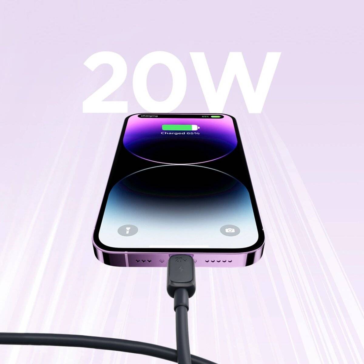 20W Kabel - kompatibel mit iPhone Joyroom Multi-Color Series A14 USB-C / kompatibel mit iPhone