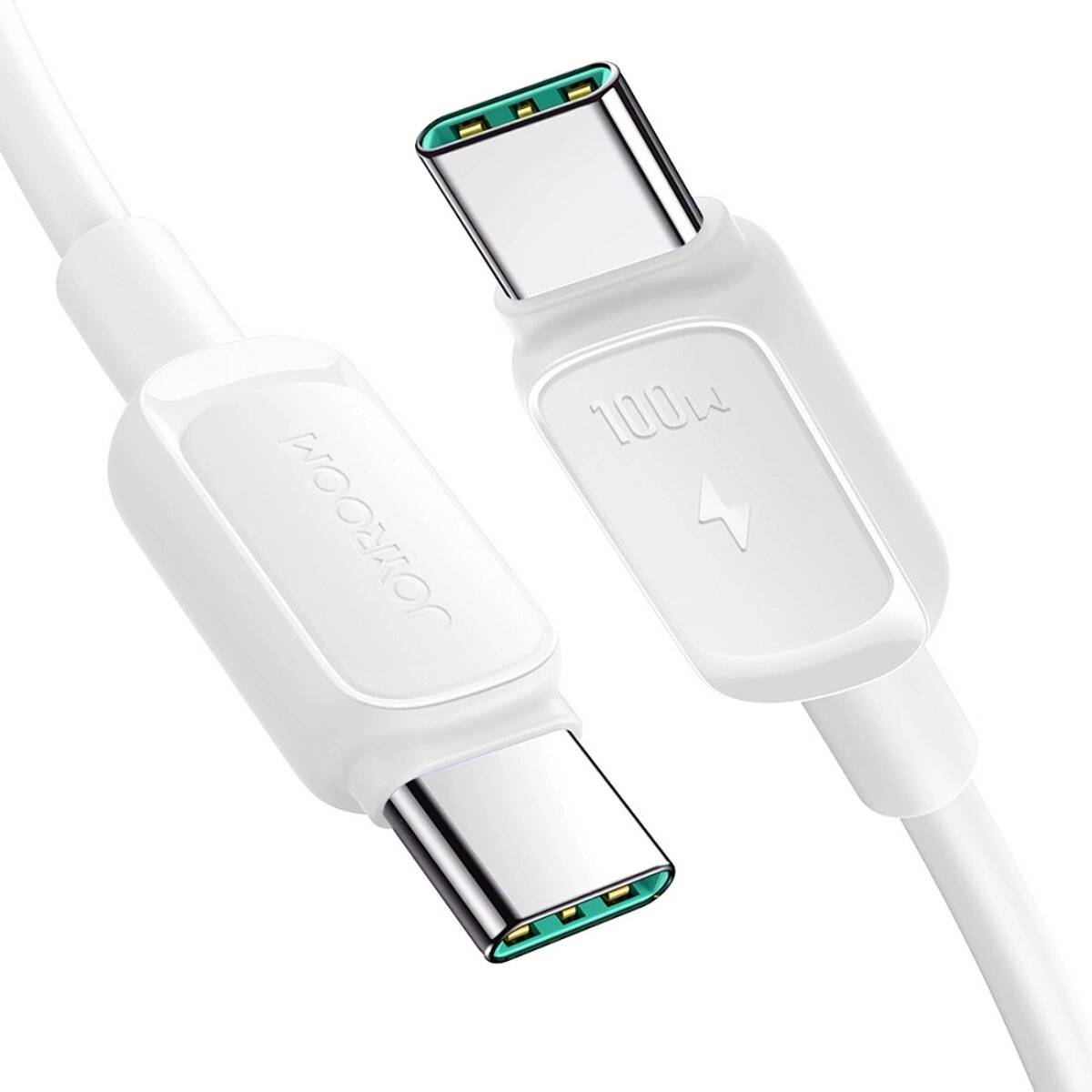 Datenkabel Multi-Color Series A14 Ladekabel USB-C/USB-C-Kabel 100 W 1,2 m Weiß