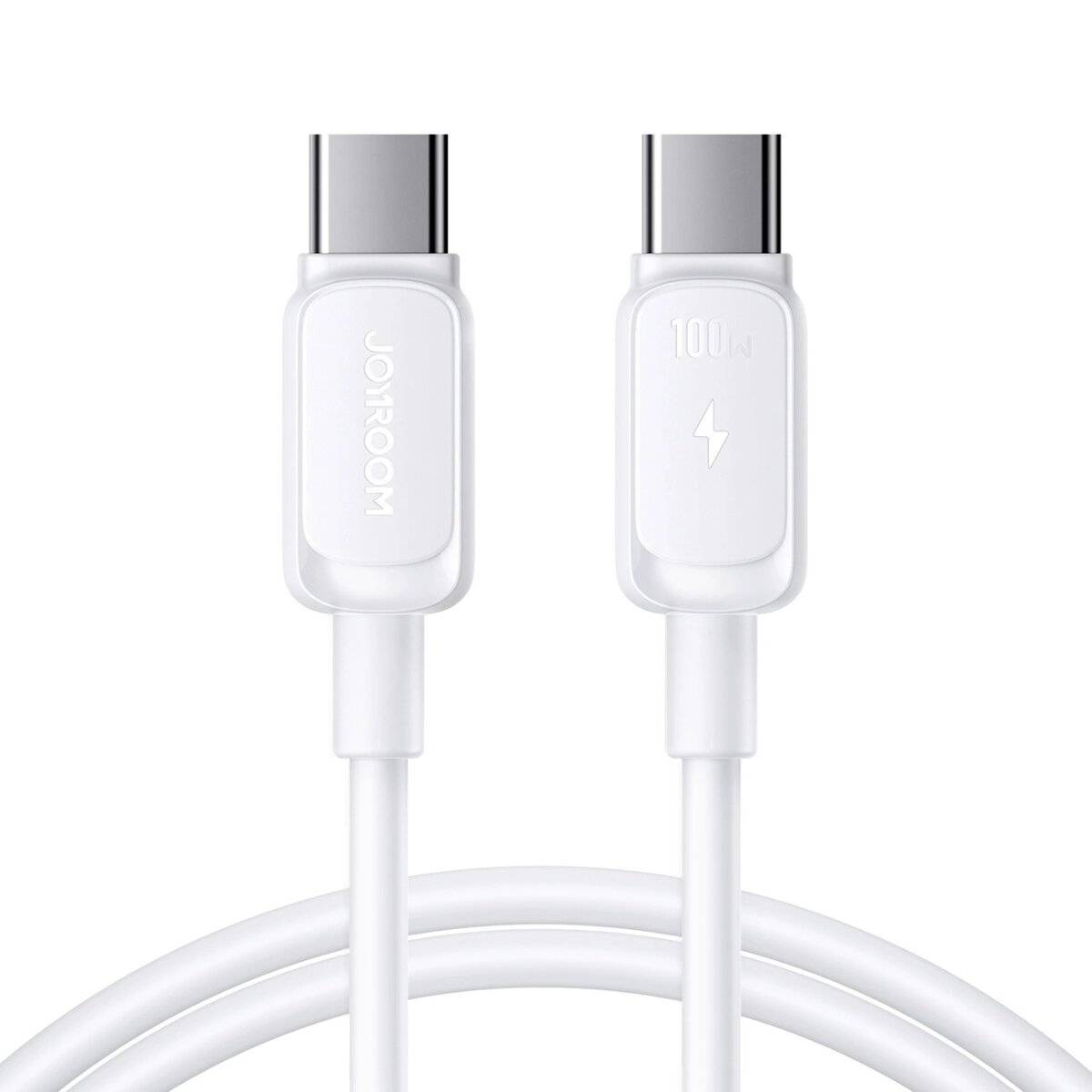 Datenkabel Multi-Color Series A14 Ladekabel USB-C/USB-C-Kabel 100 W 1,2 m Weiß