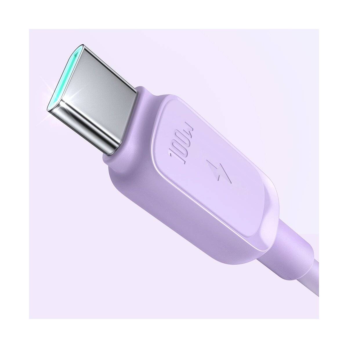 Datenkabel Multi-Color Series A14 Ladekabel USB-C/USB-C-Kabel 100 W 1,2 m Lila