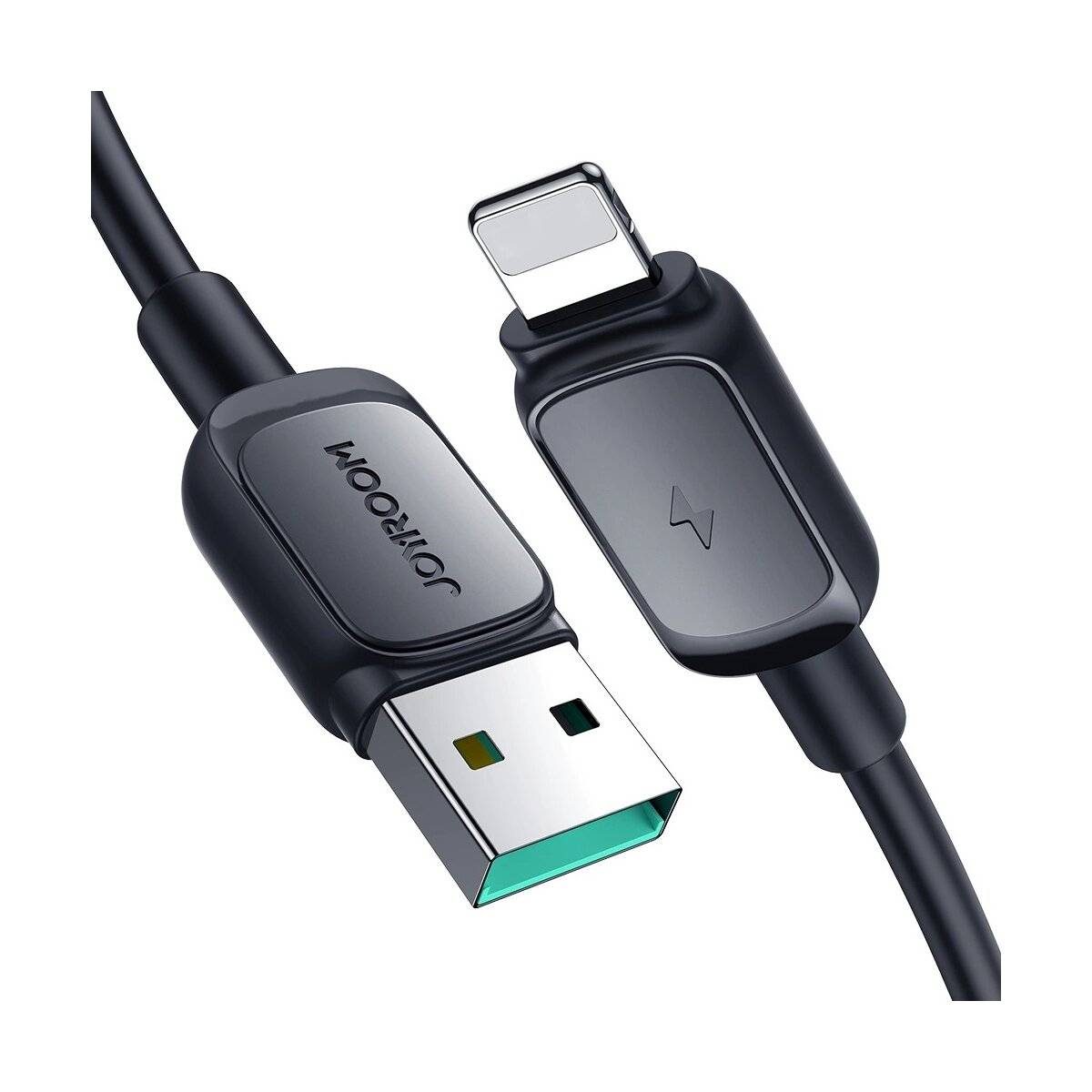 Kabel kompatibel mit iPhone /USB-A-Anschlüssen - 2,4 A, 1,2 m Ladekabel Schwarz