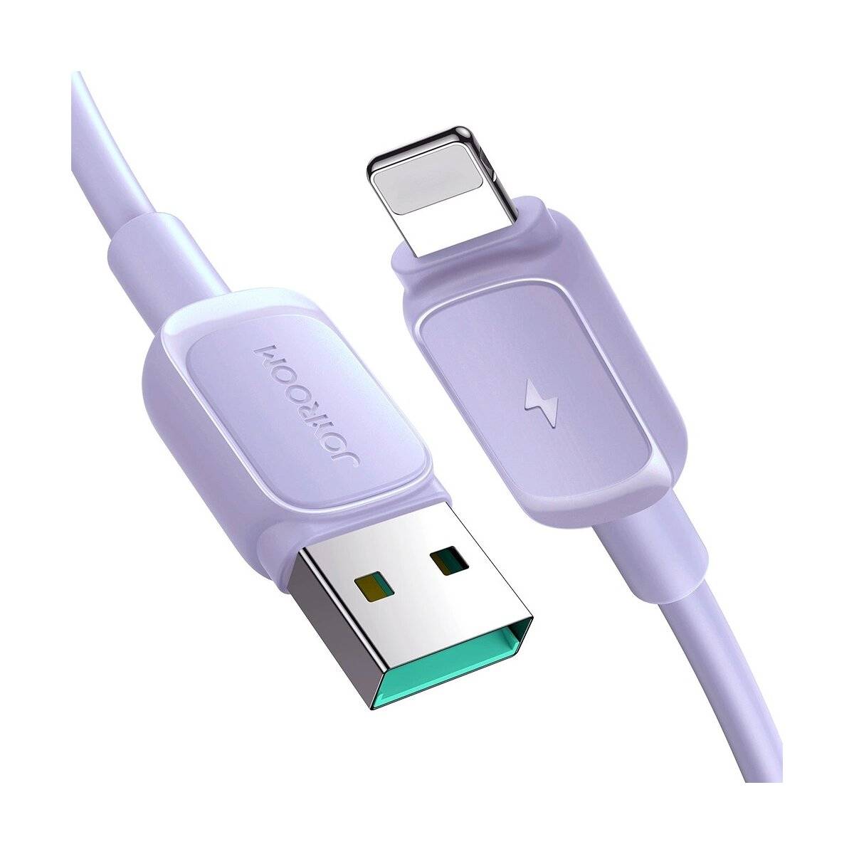 Kabel kompatibel mit iPhone /USB-A-Anschlüssen - 2,4 A, 1,2 m Ladekabel Lila