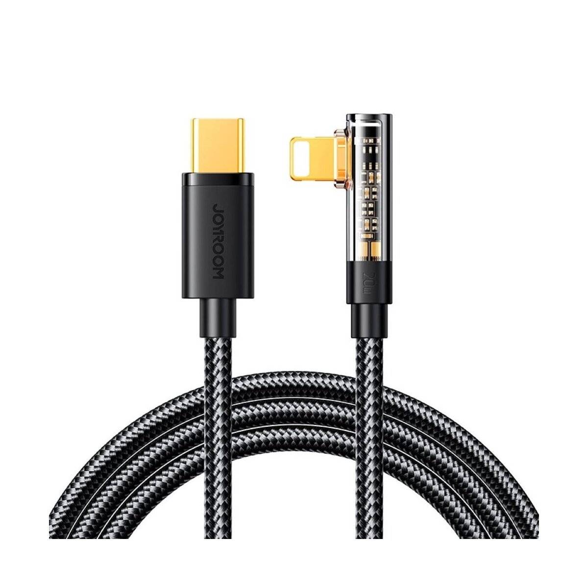 20W 1,2 m Ladekabel Schwarz mit USB-C Anschluss kompatibel mit iPhone