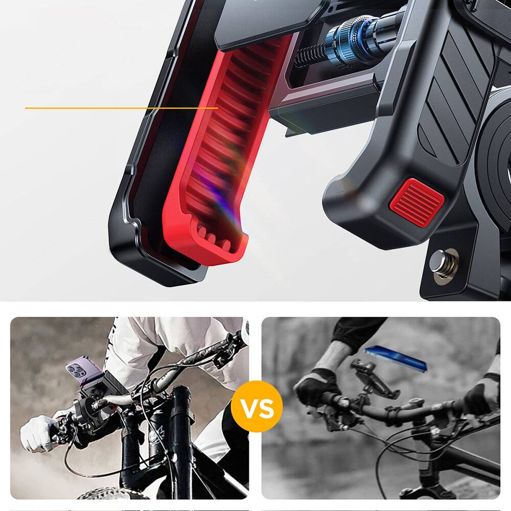 Joyroom JR-ZS266 Smartphone-Halterung für Fahrrad und Motorrad, 4.7-6.8 Zoll, Schwarz