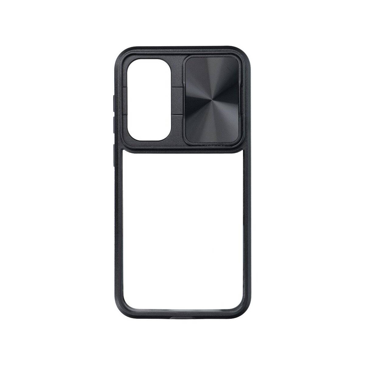 CamSlider Handyhülle mit Kameraschutz kompatibel mit iPhone 16 Schwarz