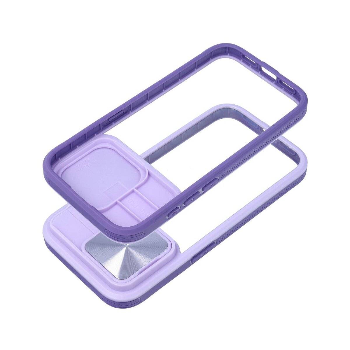 CamSlider Handyhülle mit Kameraschutz kompatibel mit iPhone 16 Pro Lila