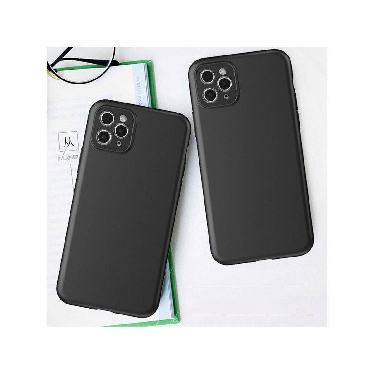 Soft Case Hülle kompatibel mit Google Pixel 9 dünne Silikonhülle Schwarz