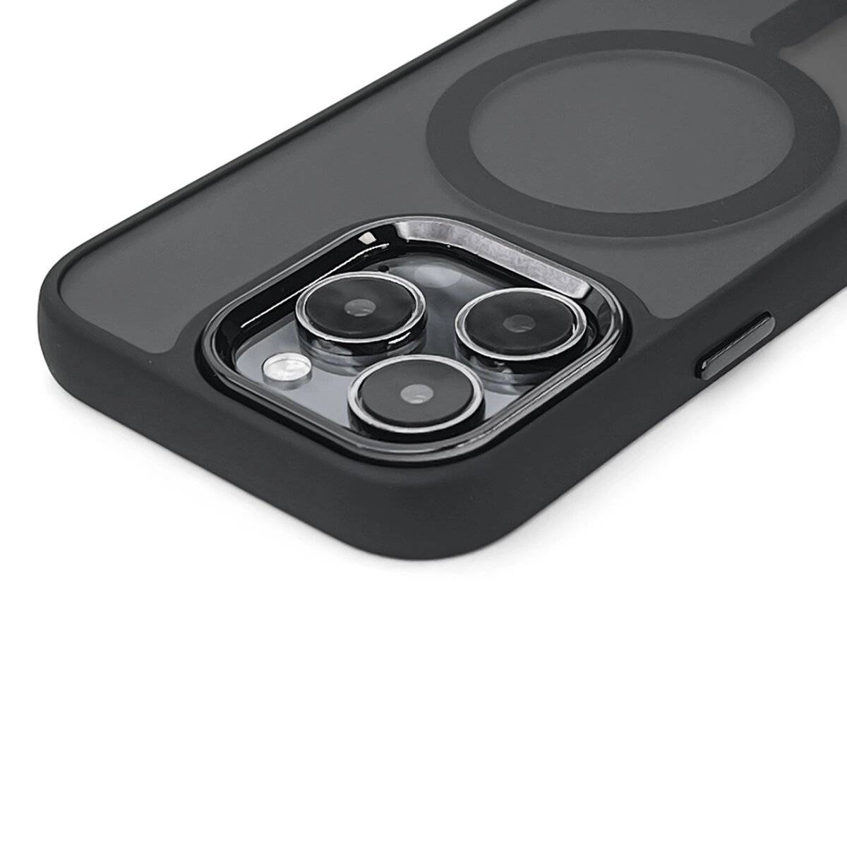 Magnetic Collection kompatibel mit MagSafe Handyhülle kompatibel mit iPhone 16 Pro Max Schwarz