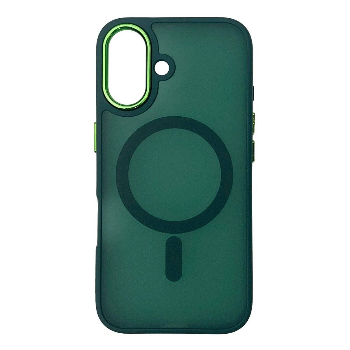 Magnetic Collection kompatibel mit MagSafe Handyhülle kompatibel mit iPhone 16 Pro Max Dunkelgrün