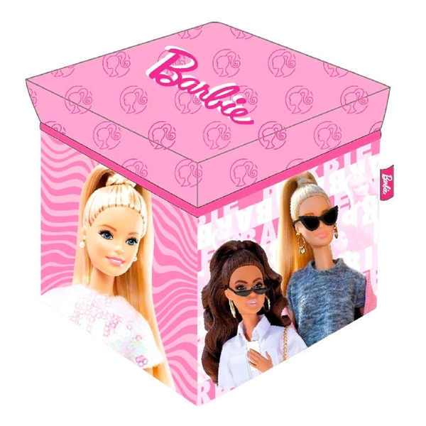 Barbie Praktische Aufbewahrungsbox – Perfekte Ordnung für das Kinderzimmer, 30x30x30 cm Barbie Praktische Aufbewahrungsbox – Perfekte Ordnung für das Kinderzimmer, 30x30x30 cm