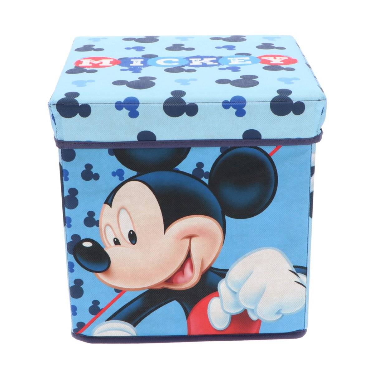 Mickey Maus Aufbewahrungsbox 2 in 1 Lösung für Stauraum und Sitzplatz 30x30cm