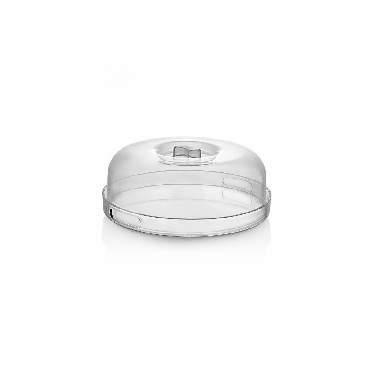 Tortenhaube und Serviertablett 2 in 1 - rund