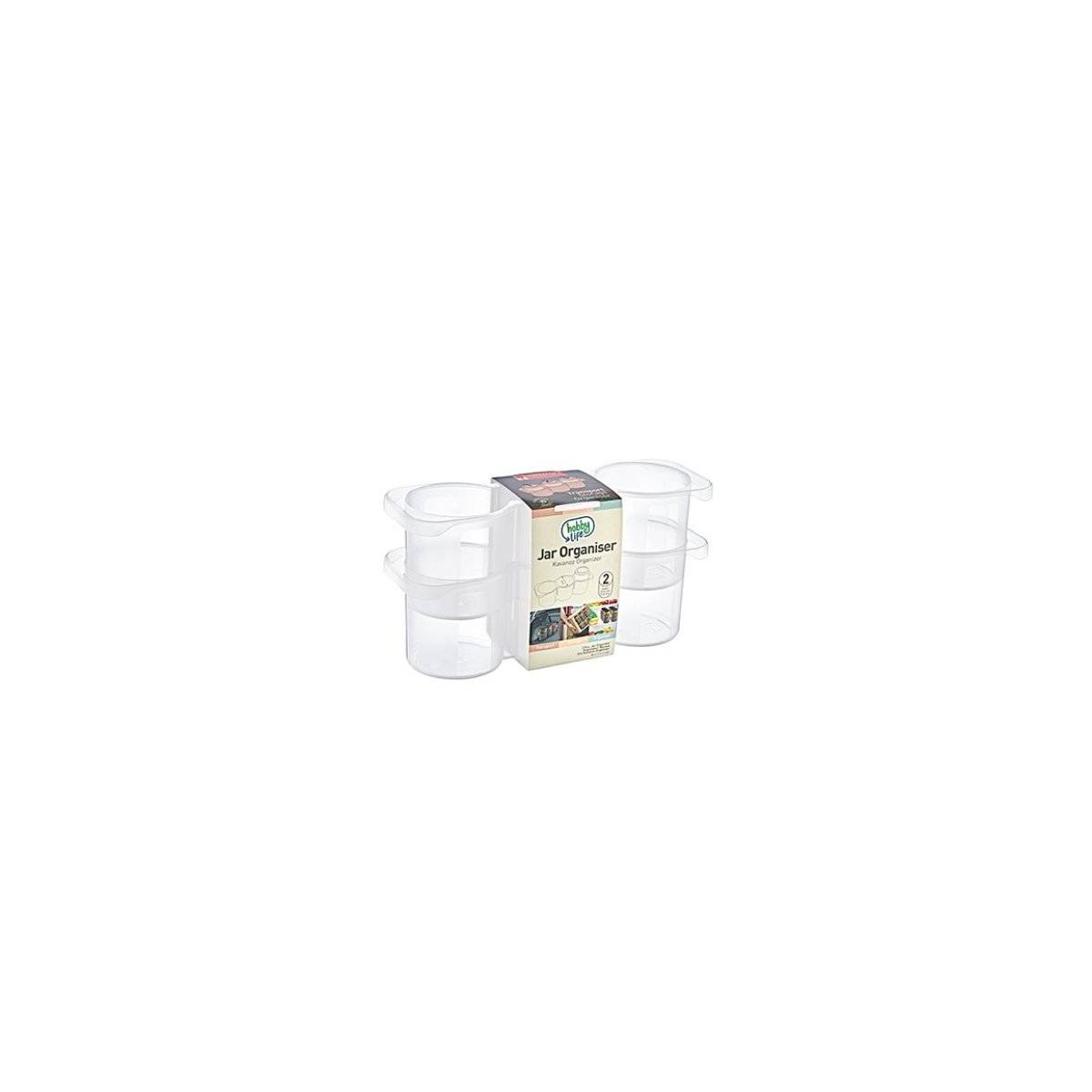 Einweckglas Organizer für 3 Gläser (2-er Set)