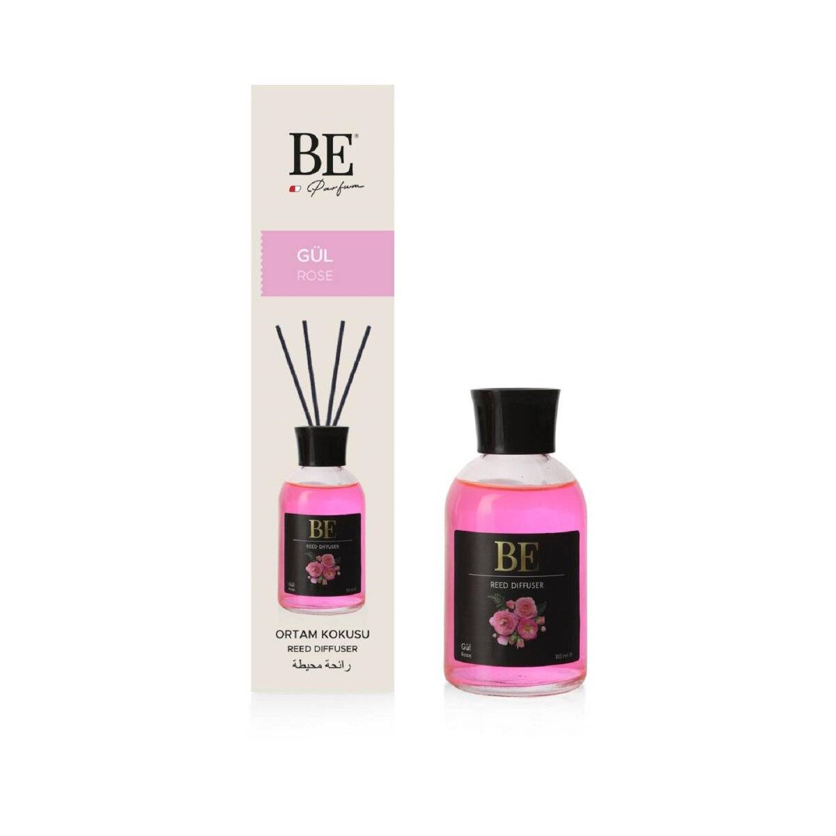 B&E erfrischender Raumduft Lufterfrischer Duftspender – wohlfühlender Duftspender für ihr zuhause Rose