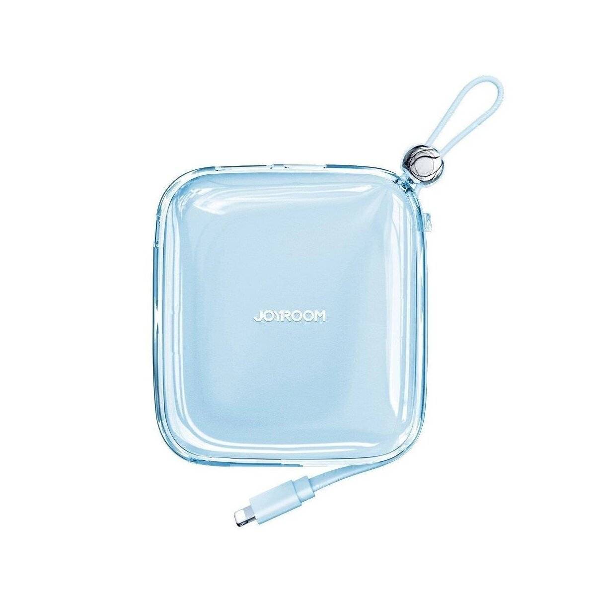 Powerbank 10000 mAh Jelly Series 22,5 W mit integriertem Kabel kompatibel mit iPhone Blau