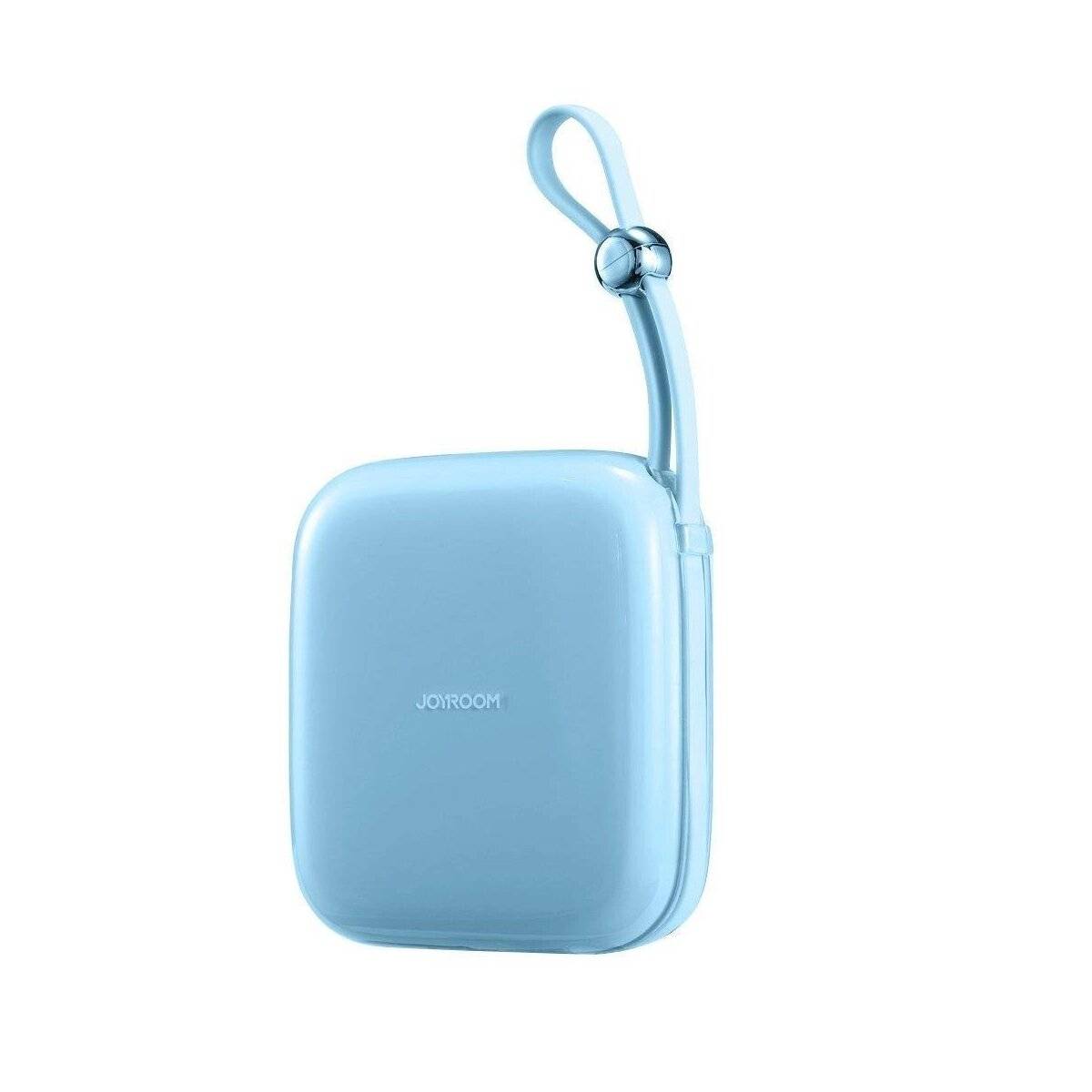 Powerbank 10000 mAh Jelly Series 22,5 W mit integriertem Kabel kompatibel mit iPhone Blau