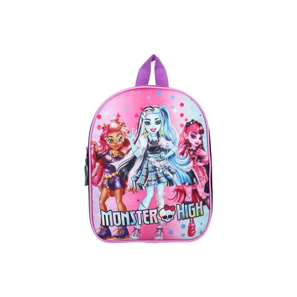 Monster High Rucksack Kinder Fächer für Taschentaschen Bag für Kinder