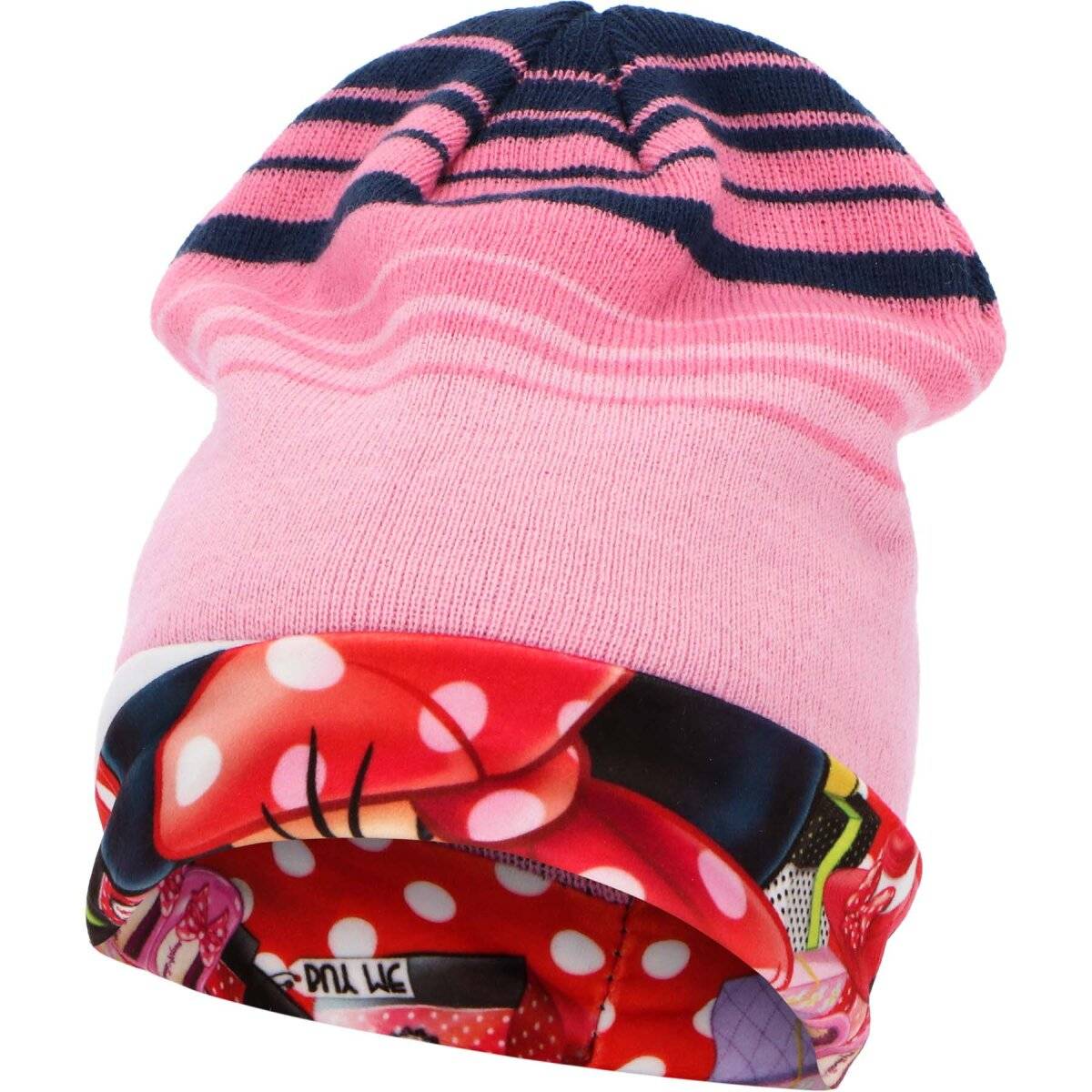 Minnie Maus Flauschige Mütze für warme Ohren 52cm Pink