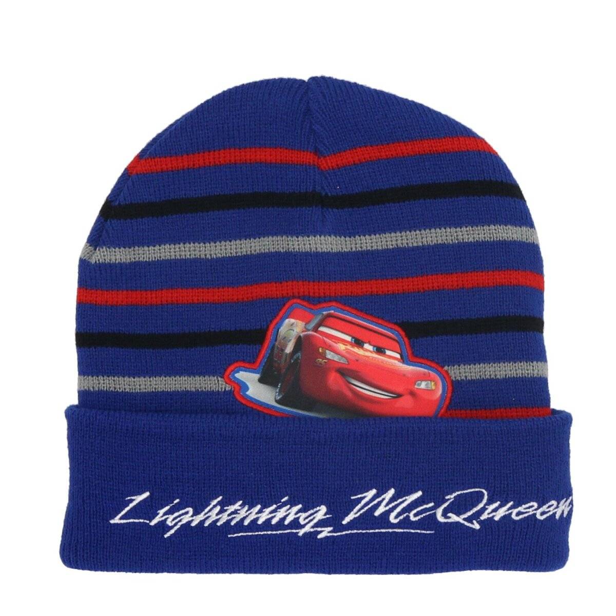 Blitz McQueen Wintermütze – Stylisch und robust mit markantem Logo Dunkelblau