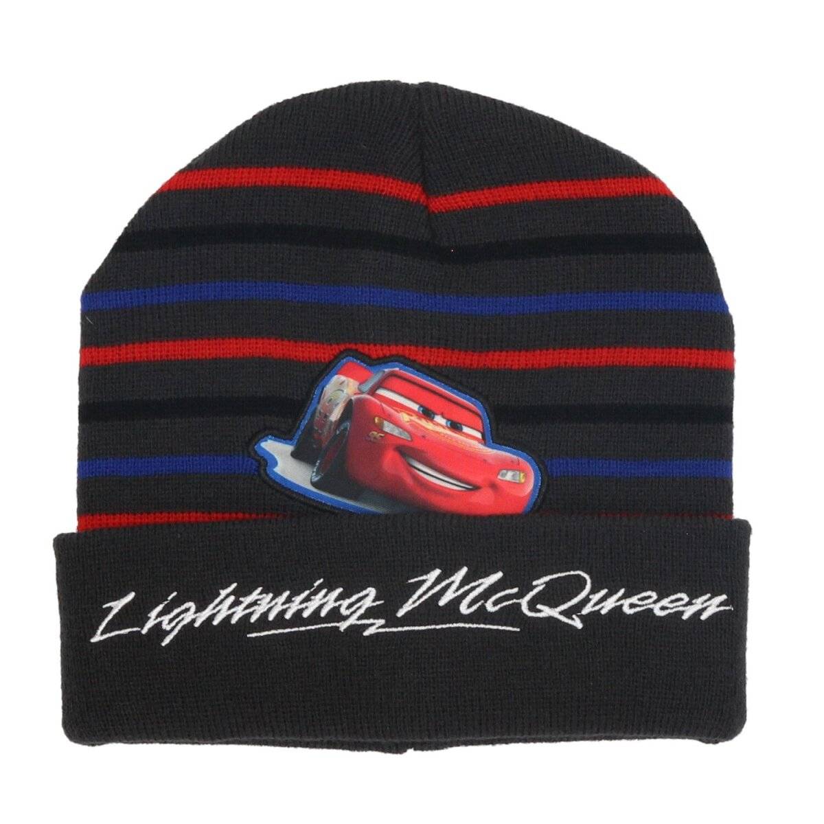 Blitz McQueen Wintermütze – Stylisch und robust mit markantem Logo Dunkelgrau