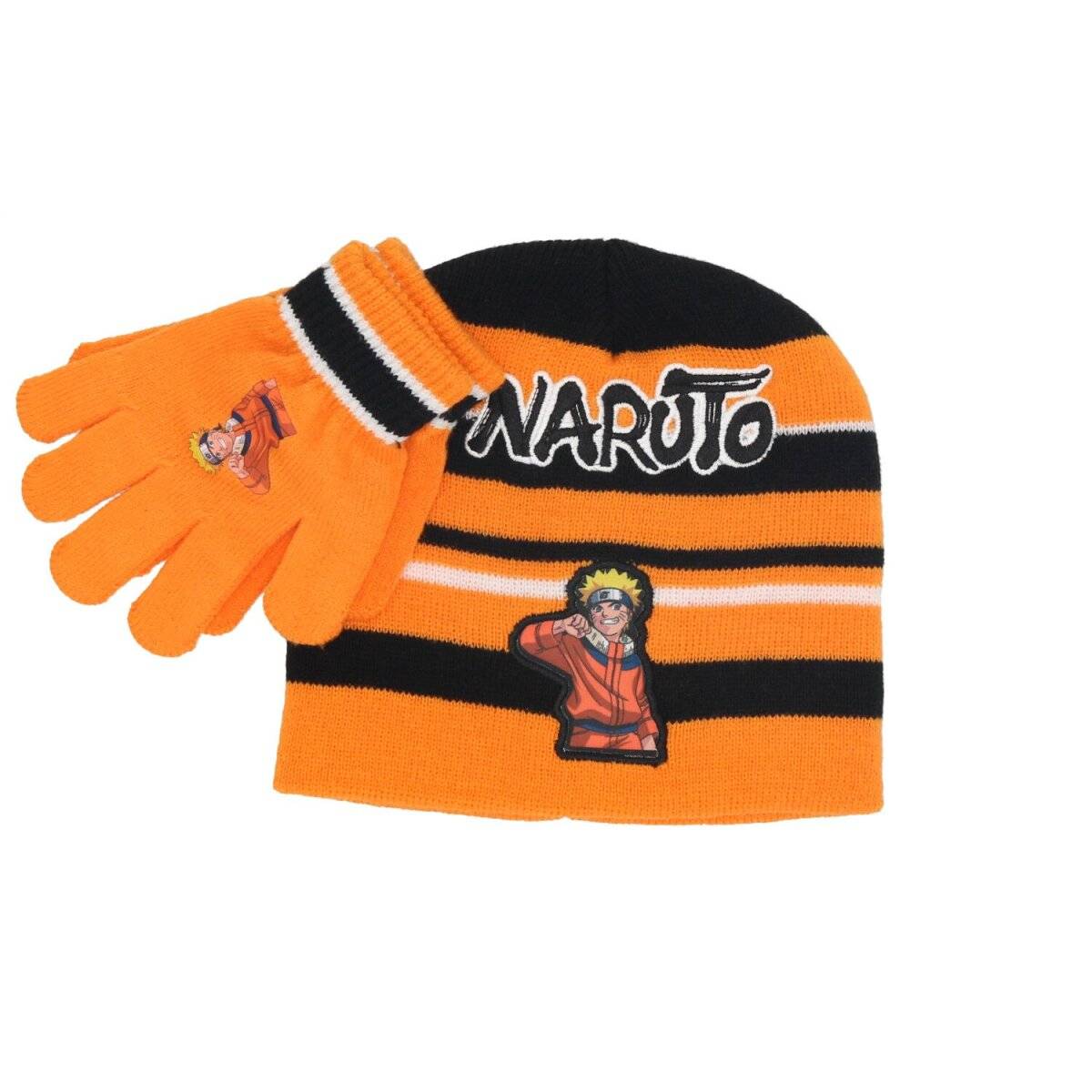 Naruto Mützen- und Handschuhset – Halte Deine Kleinen Ninja-Warm! Orange
