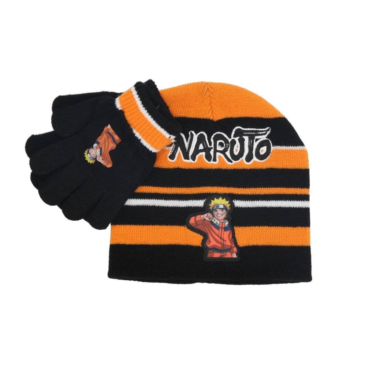Naruto Mützen- und Handschuhset – Halte Deine Kleinen Ninja-Warm! Orange