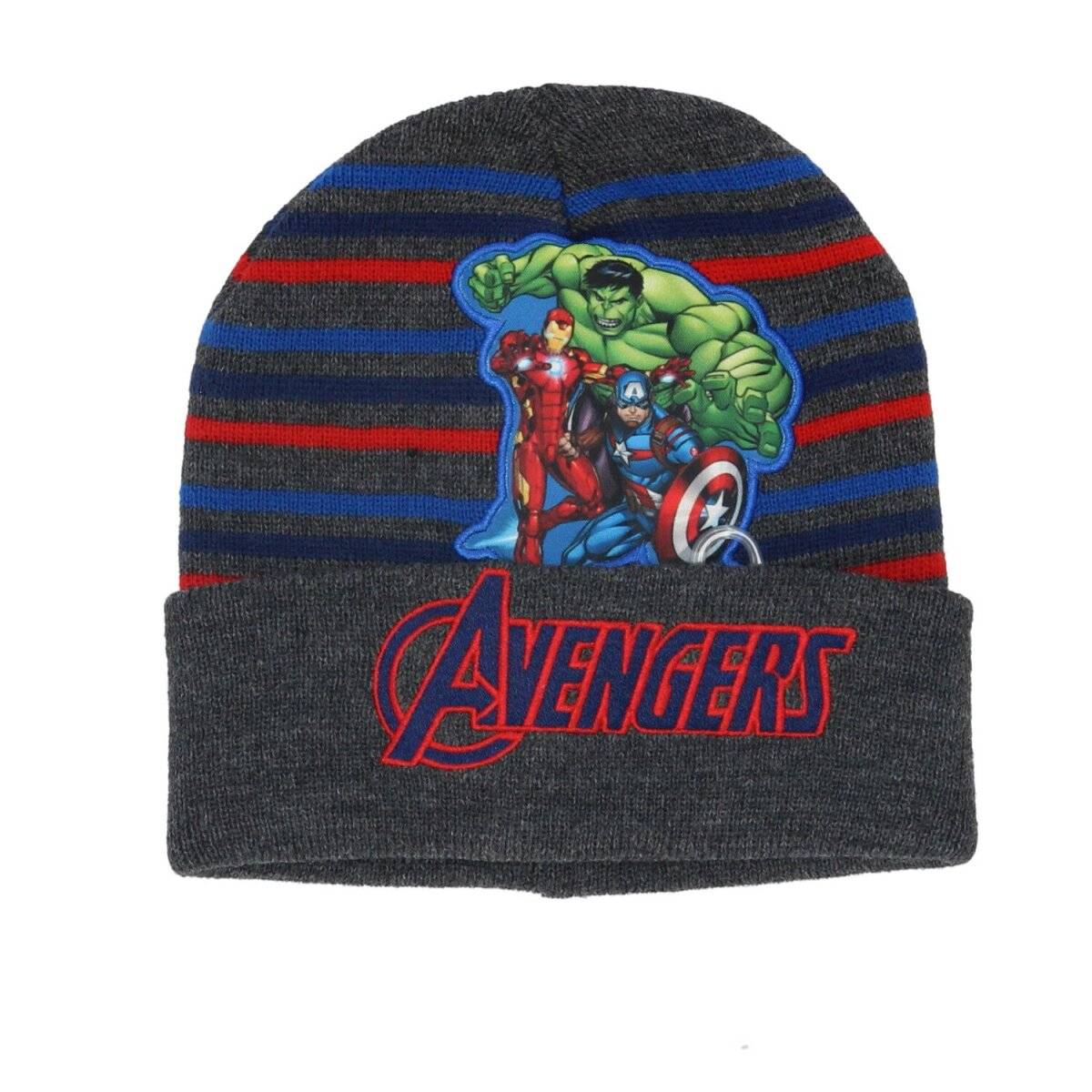 Coole Avengers Mütze – für kleine Superhelden One Size Grau