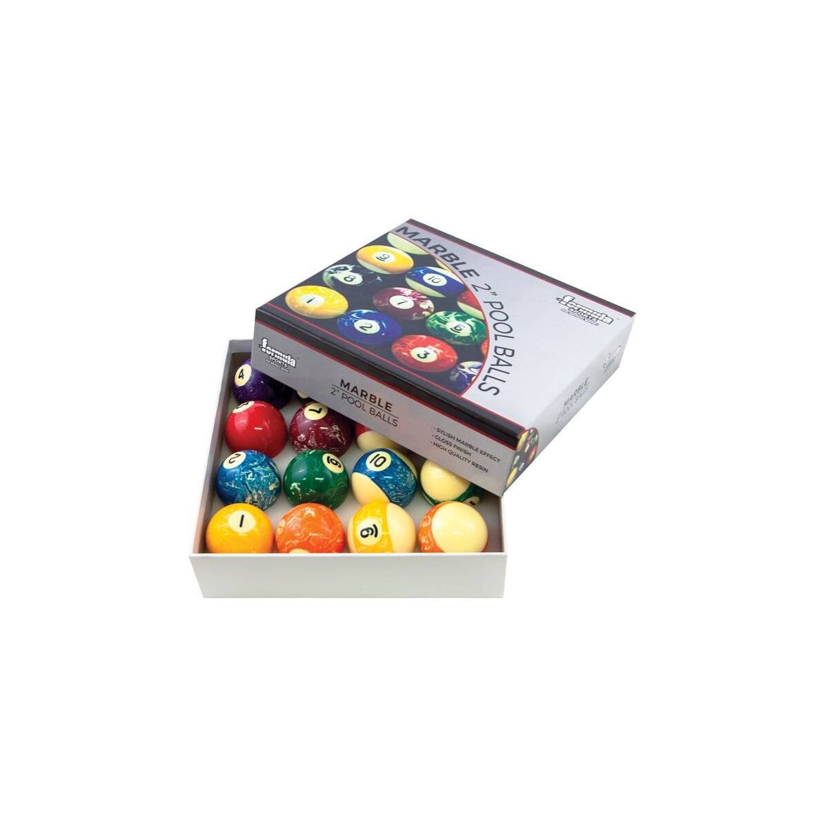 Kelly Pool Snooker Billardtisch Marmor Marmorierte Kugeln 2? Zoll