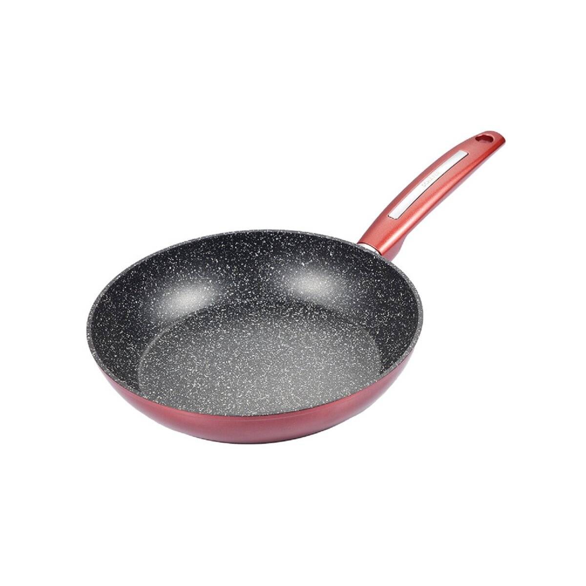 Schäfer Pfannen Hochwertiges Kochgeschirr – Für Perfektes Kochen und Braten Bratpfanne Ø24cm Metallic Red