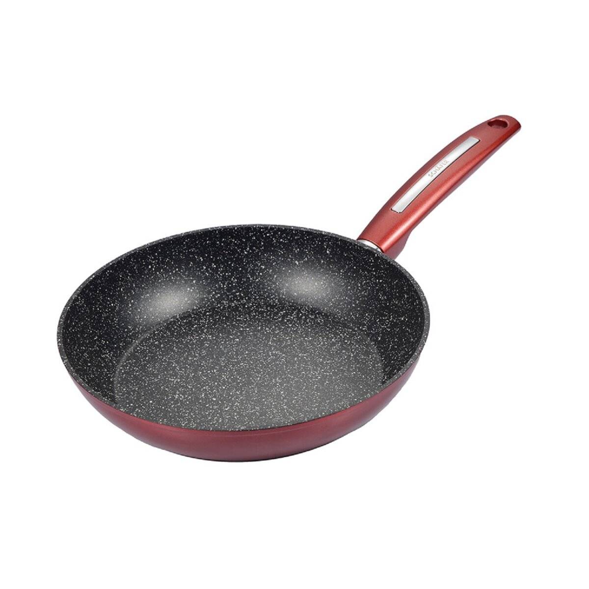 Schäfer Pfannen Hochwertiges Kochgeschirr – Für Perfektes Kochen und Braten Bratpfanne Ø28cm Metallic Red