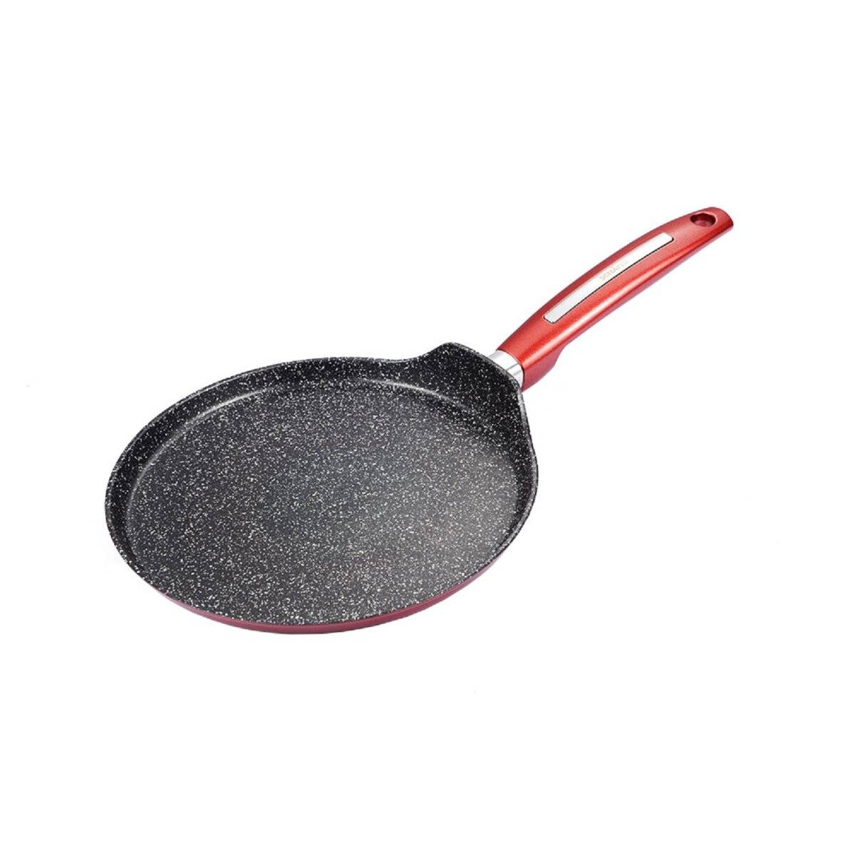 Schäfer Pfannen Hochwertiges Kochgeschirr – Für Perfektes Kochen und Braten Crepepfanne Ø24cm Metallic Red