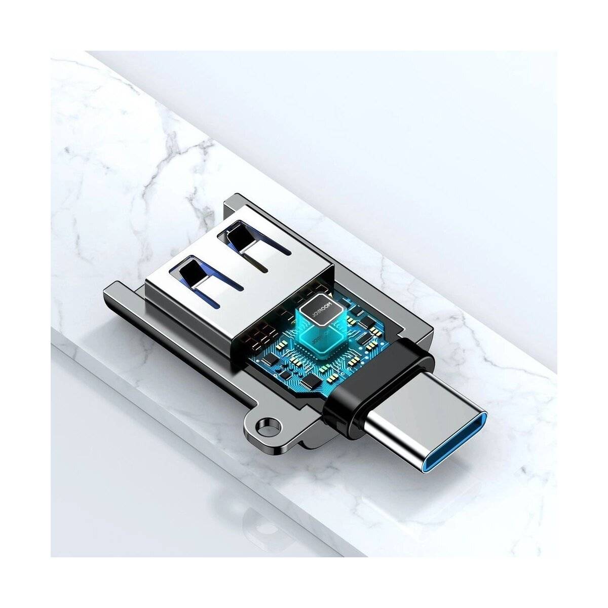 USB-Adapter - USB-A 3.2 Gen 1 (weiblich) - USB-C (männlich) Adapter schwarz