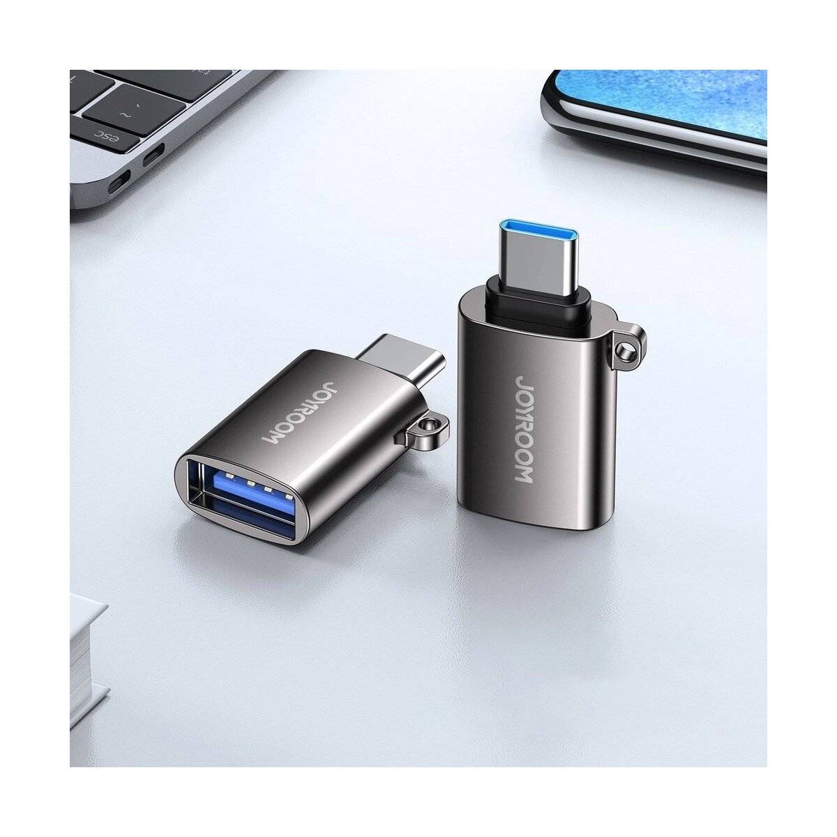 USB-Adapter - USB-A 3.2 Gen 1 (weiblich) - USB-C (männlich) Adapter schwarz
