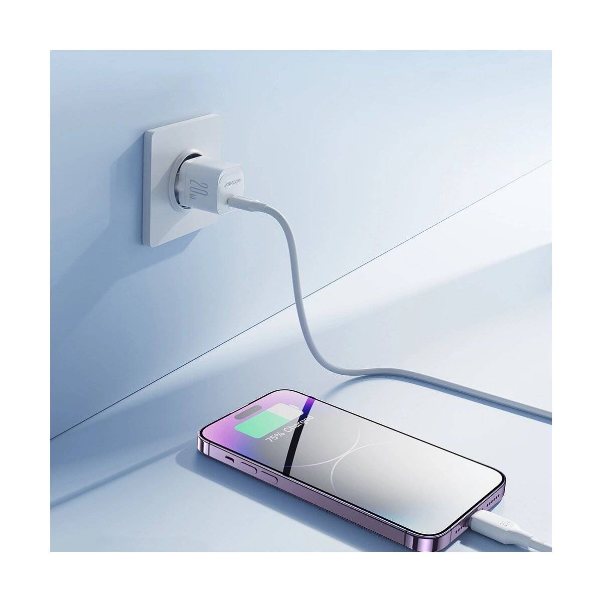 Wandladegerät - USB C 20W PD Mini-Ladegerät mit USB-C-Kabel kompatibel mit iPhone Ladegerät