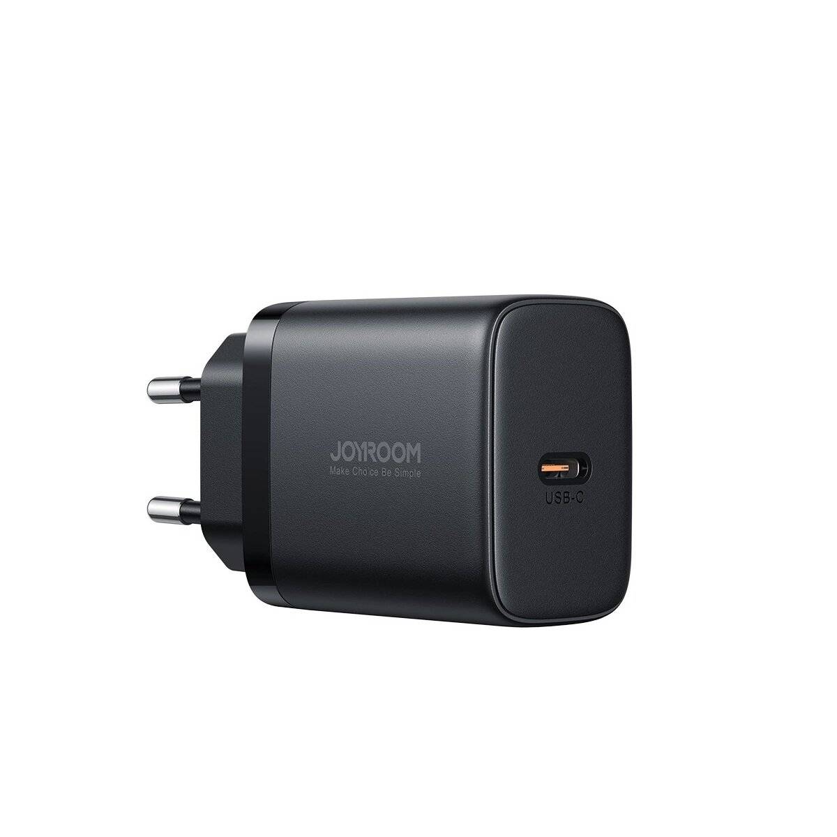 JR-TCF11 Schnellladegerät mit einer Leistung von bis zu 25 W + USB-C / USB-C-Kabel 1 m Schwarz