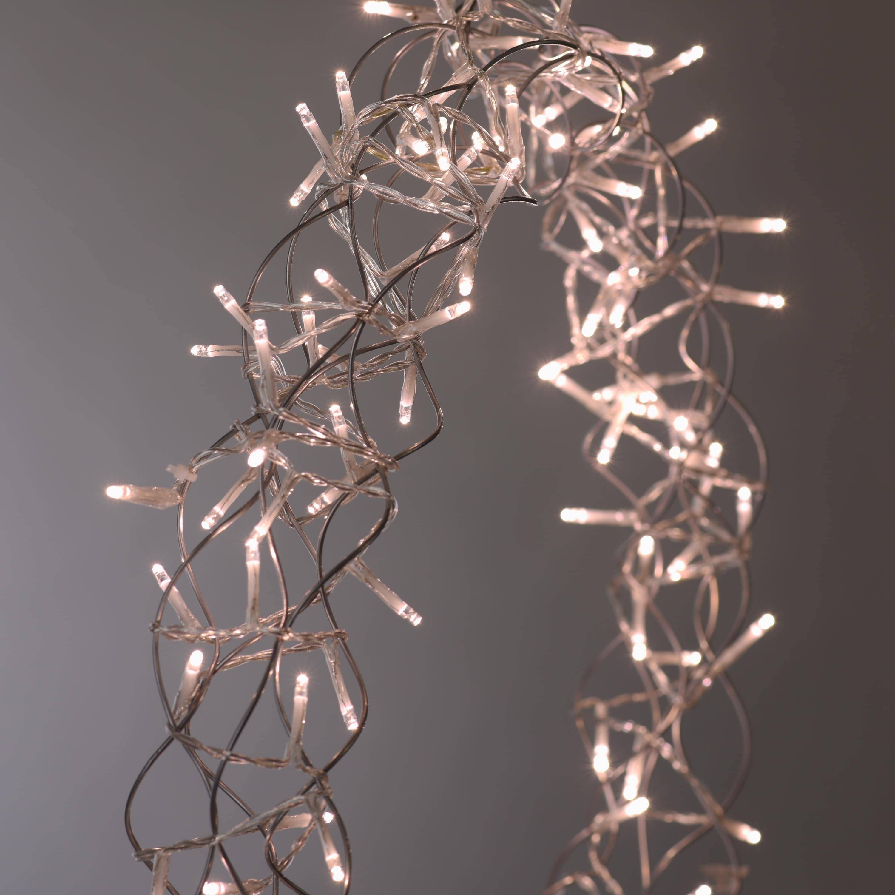 JUST LIGHT LED-Dekorationsleuchte 85652-55, 1,1 W, 100 lm, 3000 K, Stahl