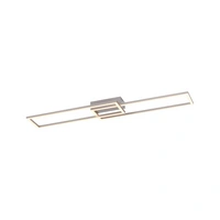 JUST LIGHT LED-Deckenleuchte 14023-55 stahl, 30,2 W, 4500 lm, 3000 K JUST LIGHT LED-Deckenleuchte 14023-55 stahl, 30,2 W, 4500 lm, 3000 K
