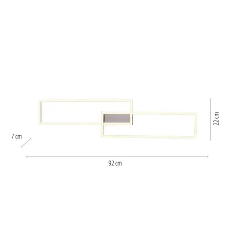 JUST LIGHT LED-Deckenleuchte 14023-55 stahl, 30,2 W, 4500 lm, 3000 K JUST LIGHT LED-Deckenleuchte 14023-55 stahl, 30,2 W, 4500 lm, 3000 K