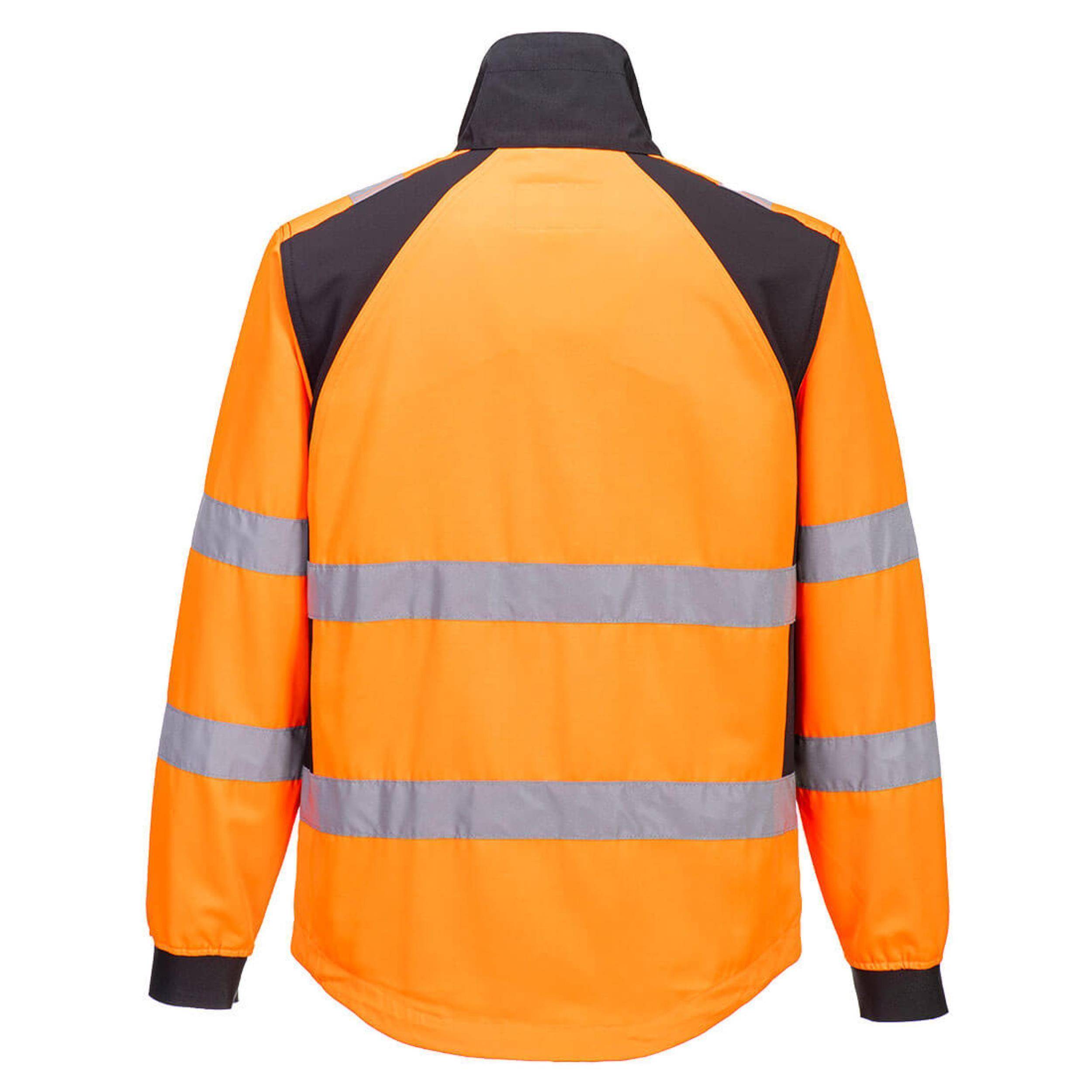 Portwest® WX2 CD861 Eco Warnschutz Arbeitsjacke EN ISO 20471 Größe: 4XL Orange/Schwarz