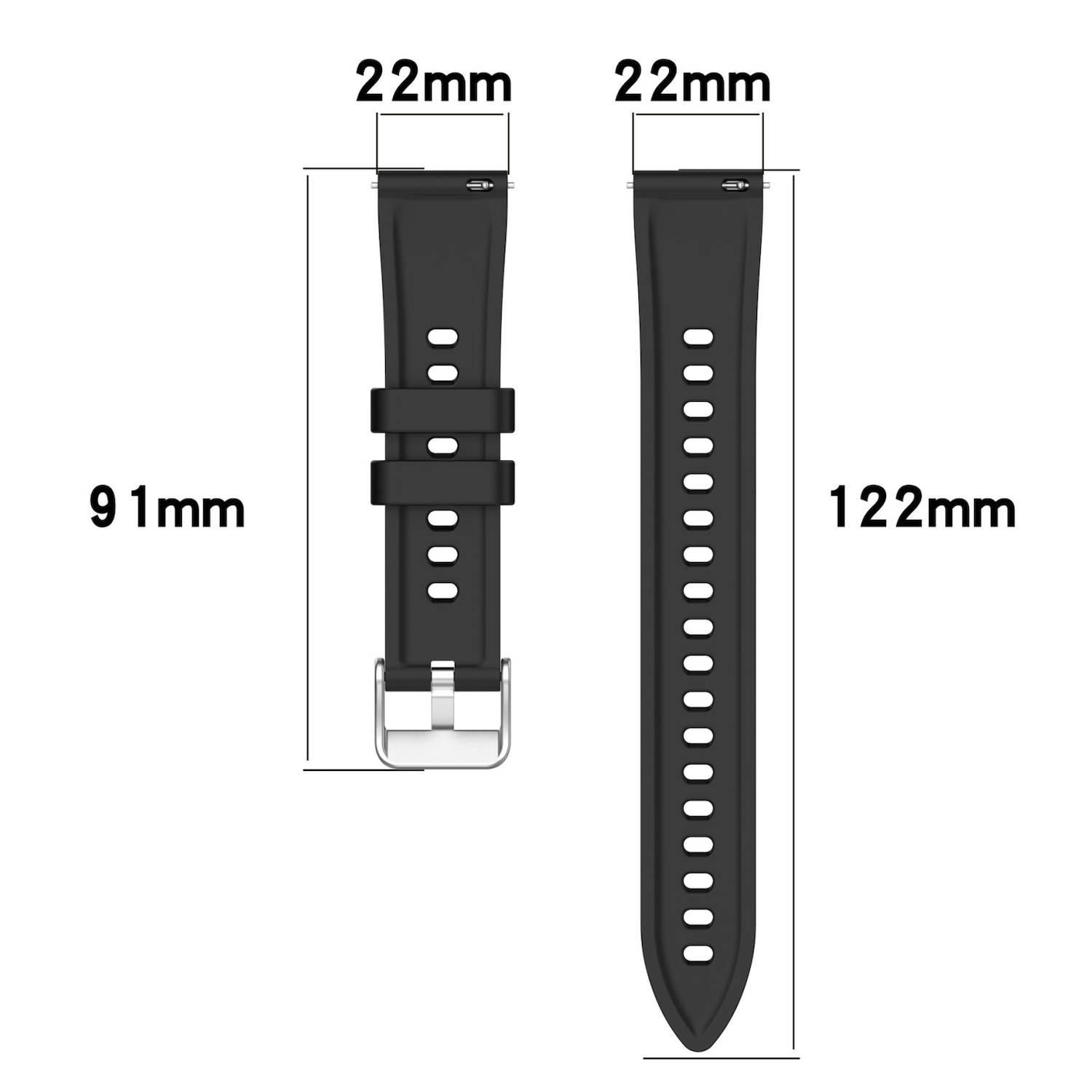 Für Xiaomi Redmi Watch 5 Active Streifenstruktur 22mm Silikon Design Ersatz Armband Hellgrün