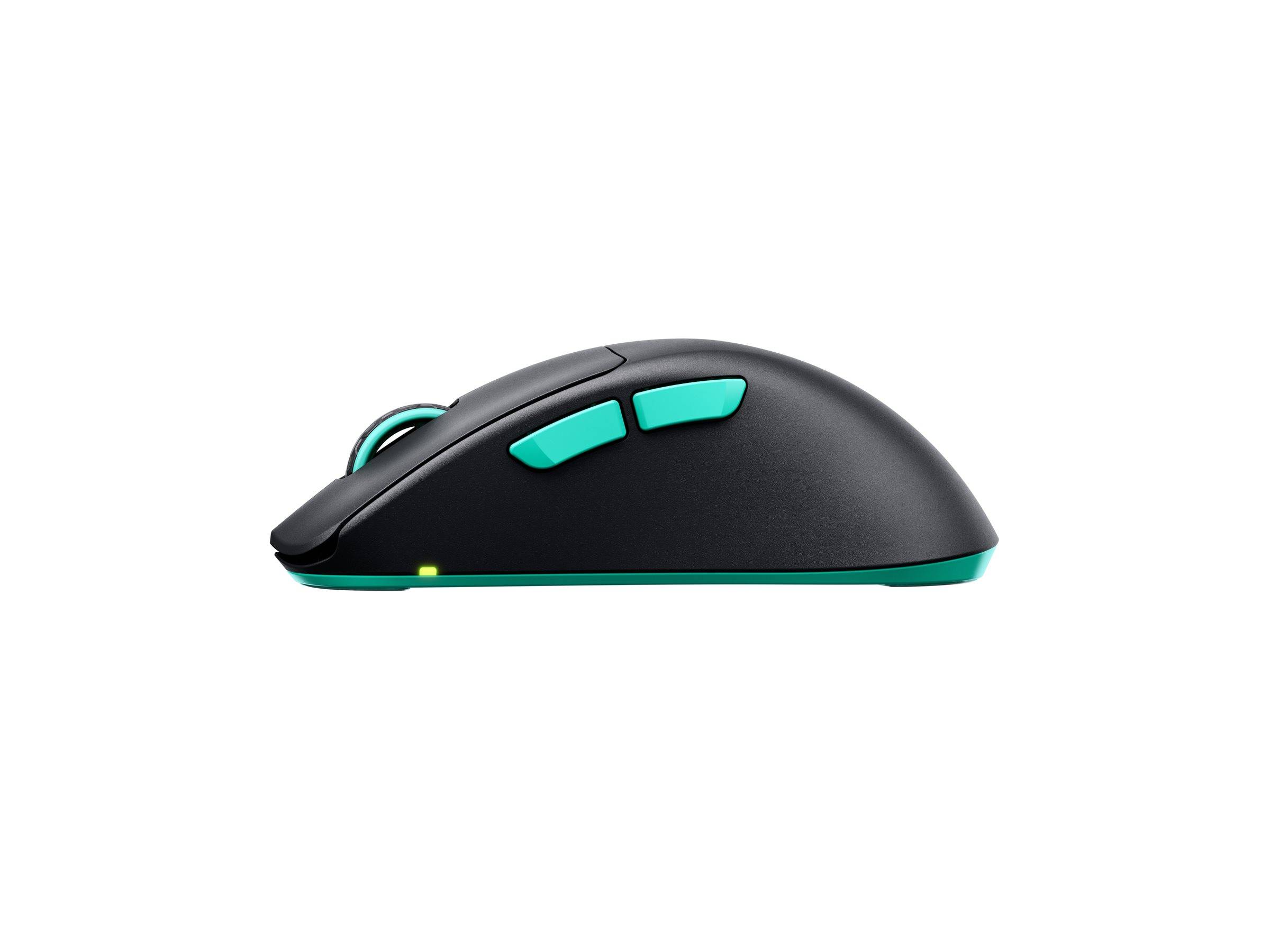 CHERRY Xtrfy M64 - Maus - ergonomisch - optisch - 5 Tasten - kabellos - 2.4 GHz - kabelloser Empfänger (USB)