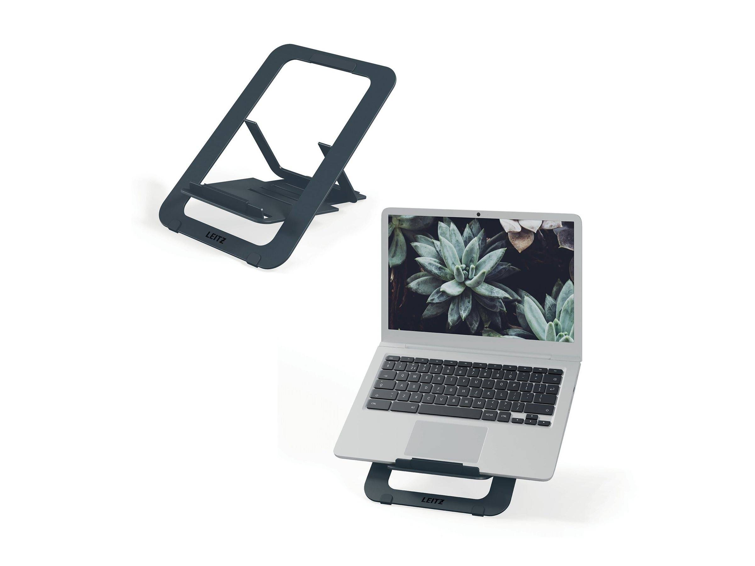 Esselte Leitz Ergo - Notebook-Ständer - verstellbar, mehrwinkelig, Aluminium
