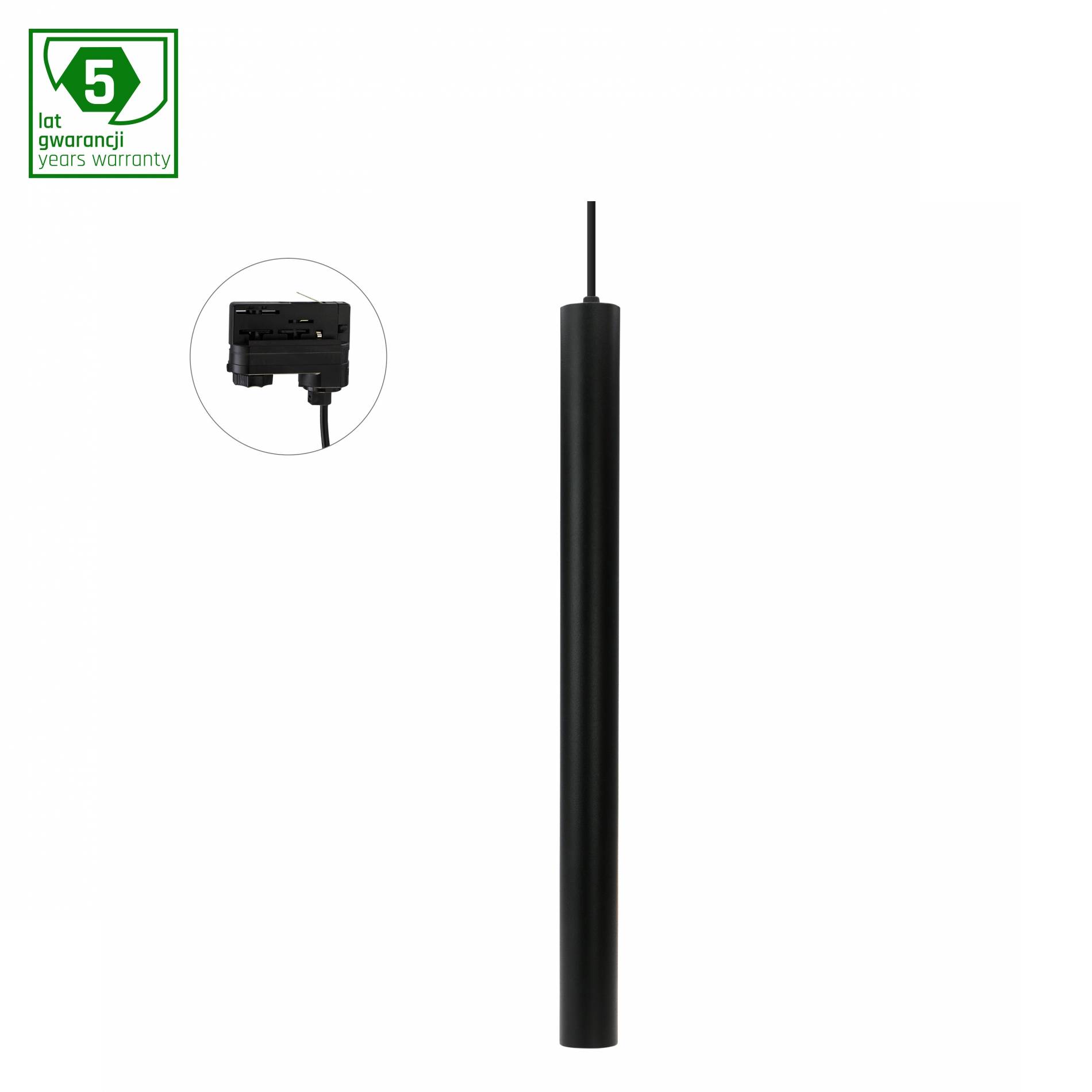 Spectrum LED 3-Phasen Stromschienenstrahler Chloe GU10 MR11 Spot Pendelleuchte IP20 max. 25W weiß kürzbar verstellbar