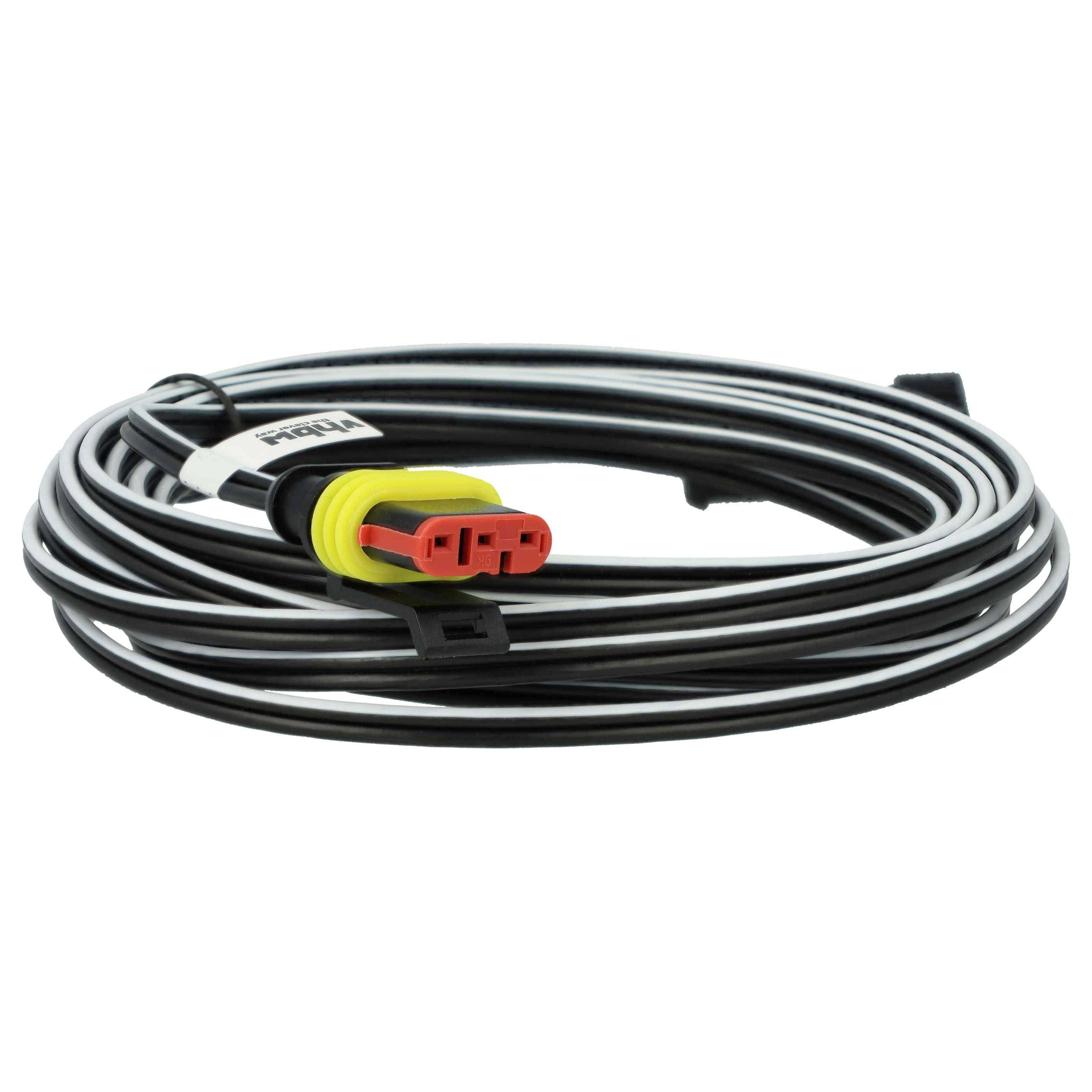 vhbw Niederspannungs-Kabel kompatibel mit Husqvarna Automower 420 (2016), 430X X-LINE (2016) Mähroboter - Transformator Kabel, 5 m