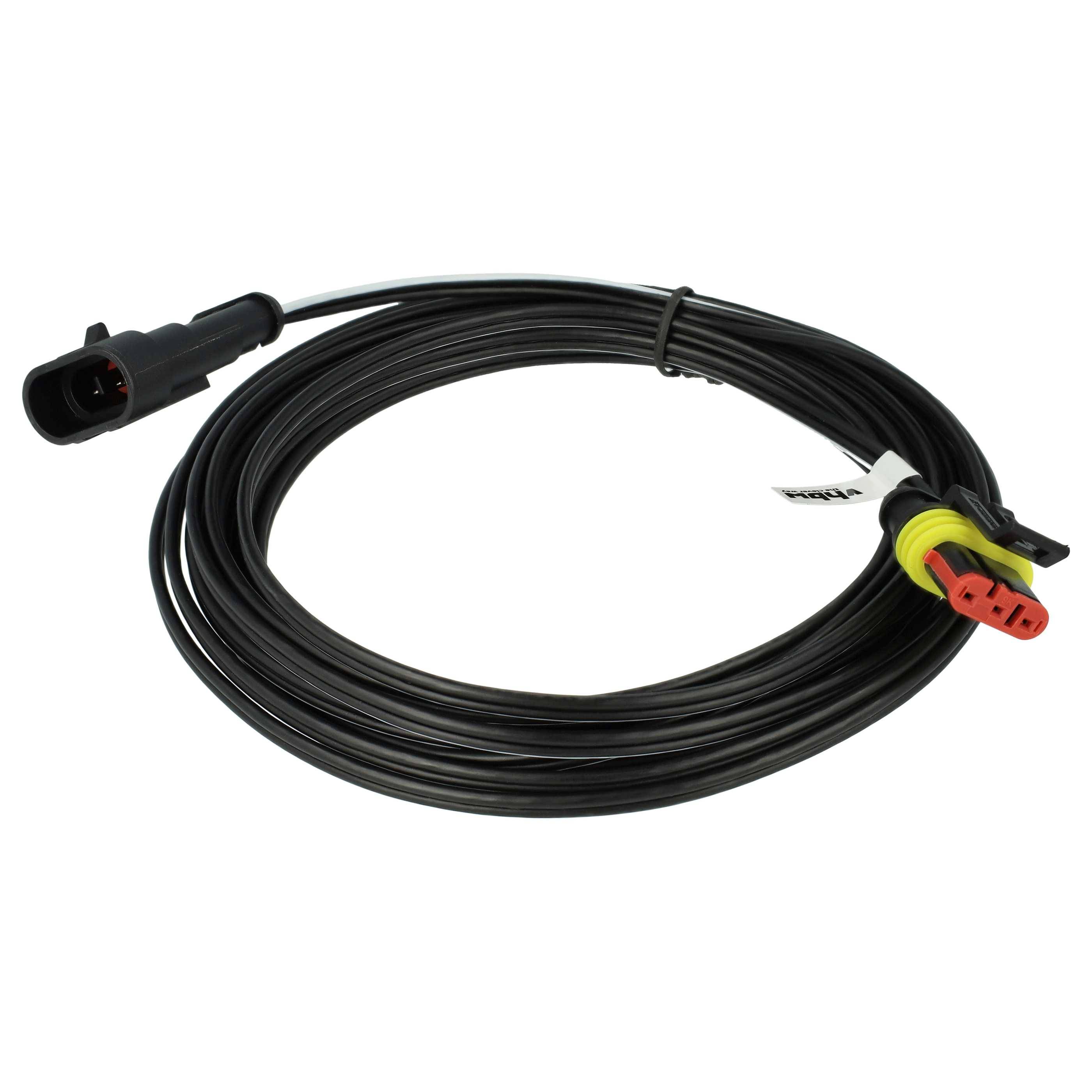 vhbw Niederspannungs-Kabel kompatibel mit Gardena R40Li (2018), R45Li (2019), R38Li, R50Li (2017) Mähroboter - Transformator Kabel, 5 m