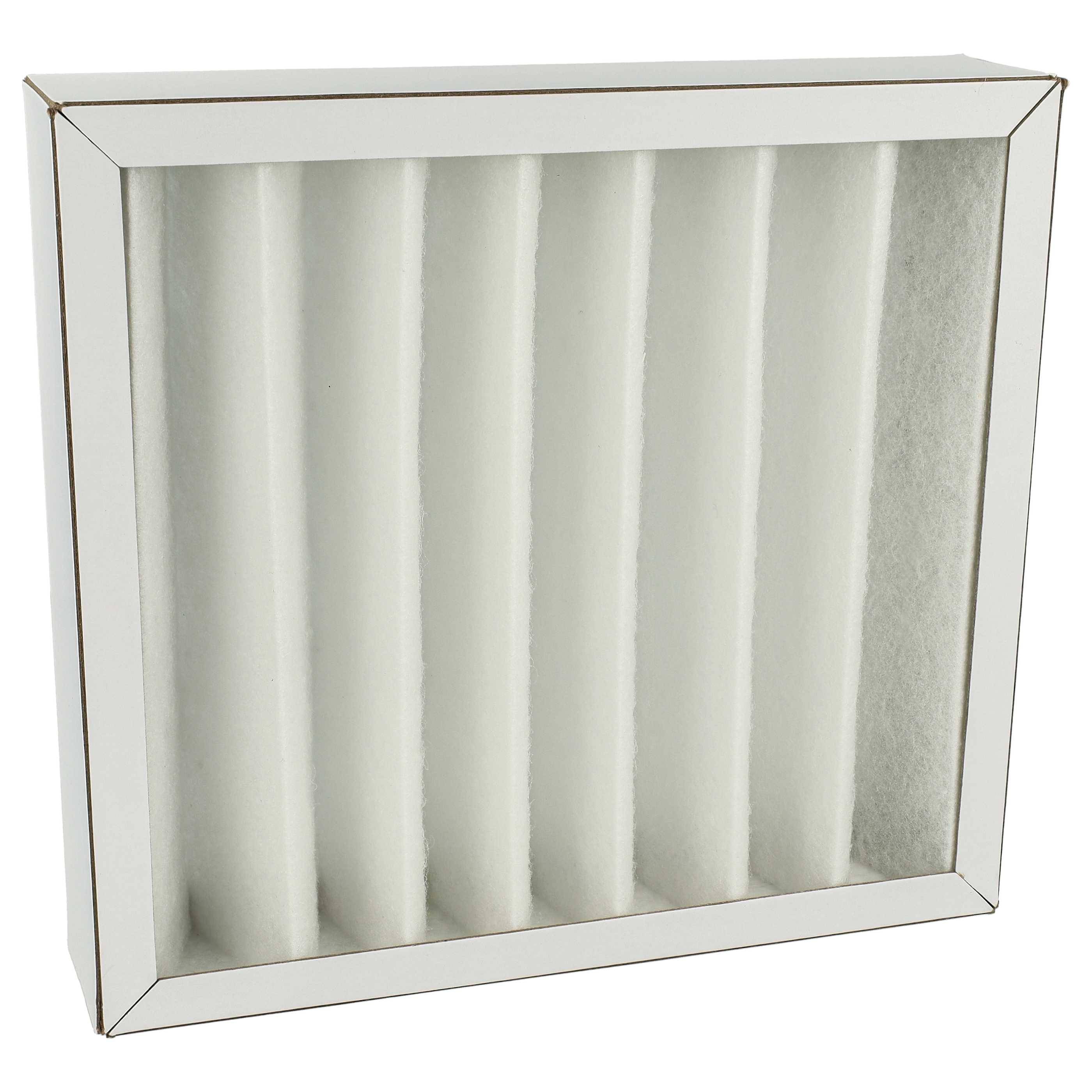 vhbw Luftfilter G4 kompatibel mit Pluggit Avent D160 Lüfter, Badlüfter, Ventilator, Lüftungsgerät - Weiß