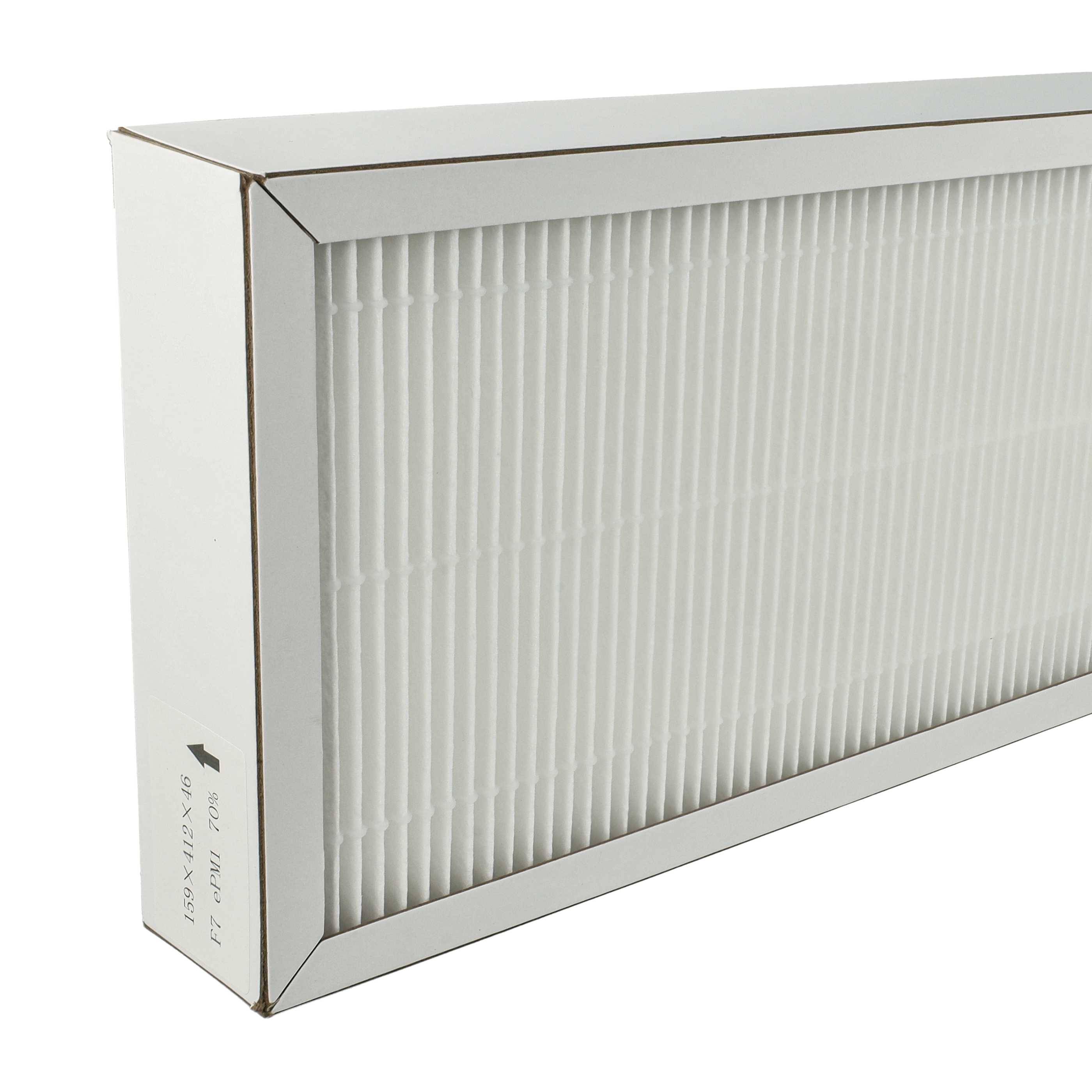 vhbw Luftfilter F7 Ersatz für Pluggit ADFG4F7-310 für Lüfter, Badlüfter, Ventilator, Lüftungsgerät - Weiß