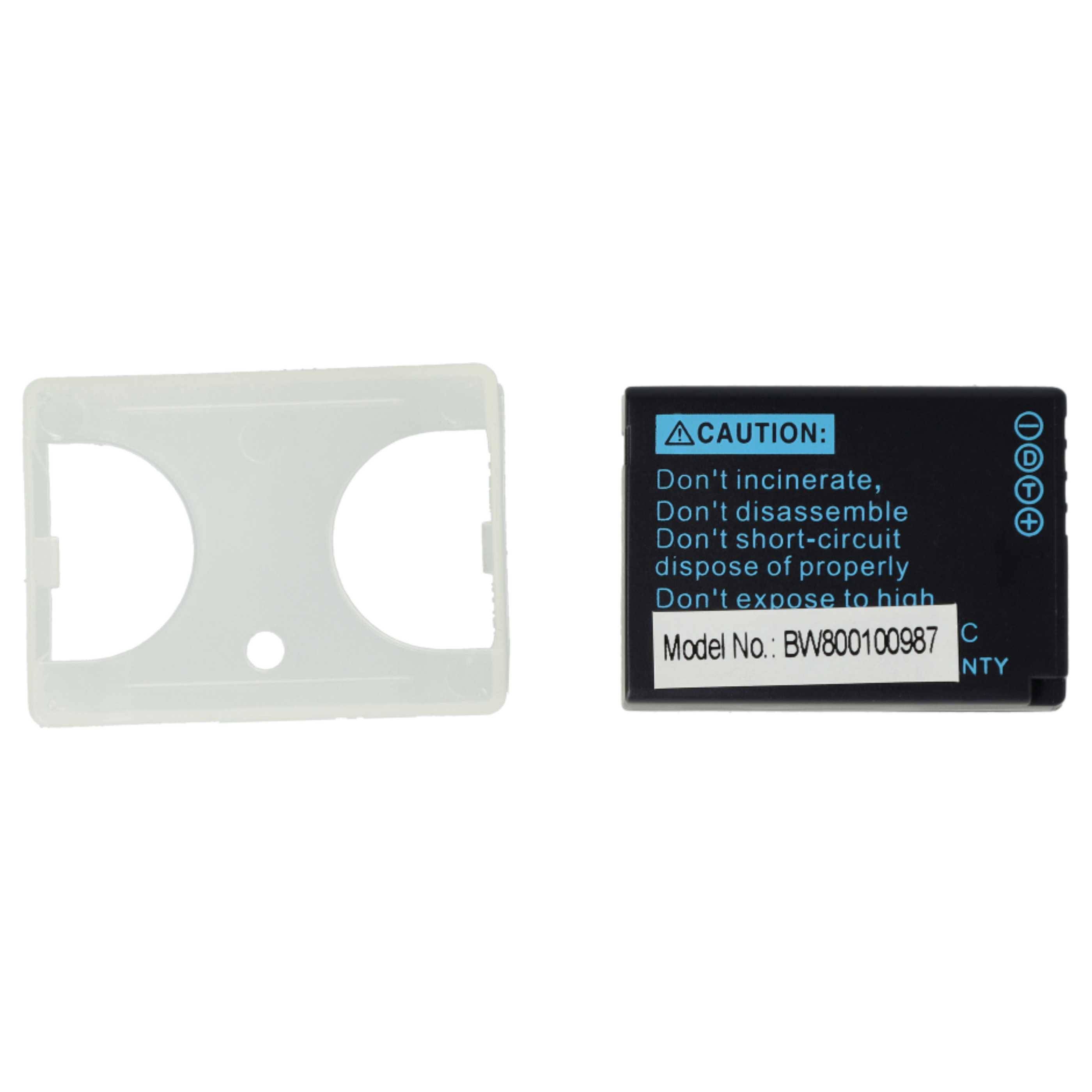 vhbw 3x Akku kompatibel mit Panasonic Lumix FMC-ZS7, DMC-ZX3, FMC-ZX1, DMC-ZX1 Kamera (750 mAh, 3,6 V, Li-Ion)