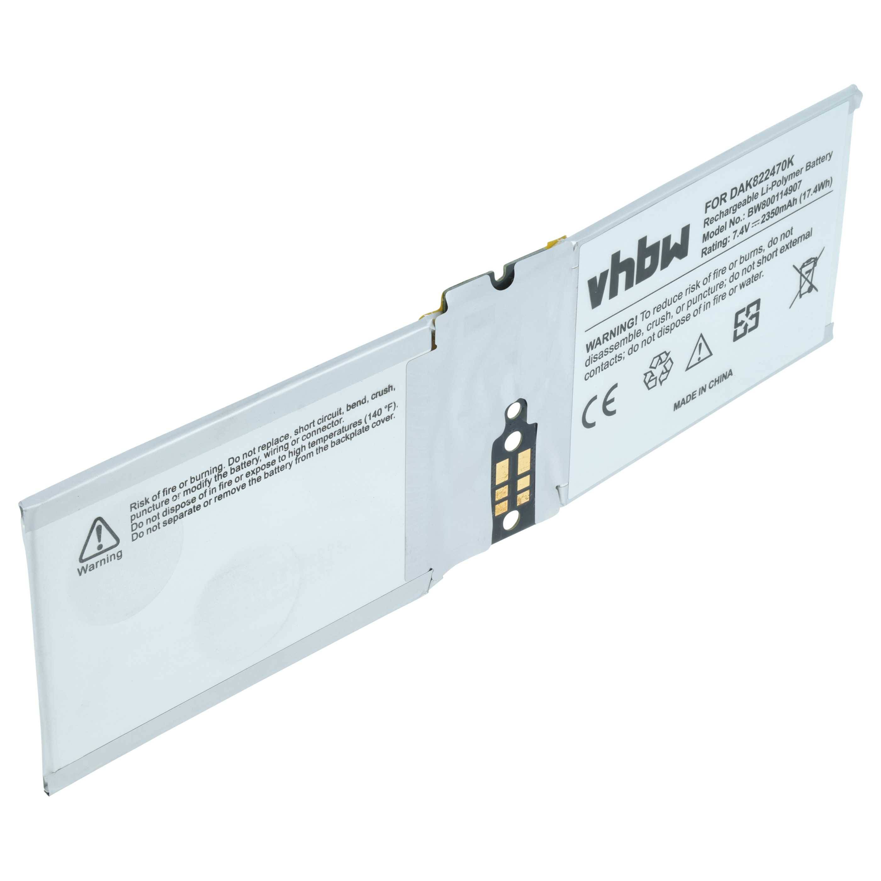 Wiederaufladbare Batterie mit Bezeichnung „vhbw FOR DAKP27HK
