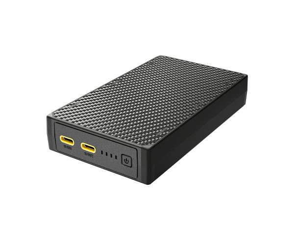 Nitecore Powerbank NB20000 GEN3, kompakte und leichte 20.000mAh Powerbank aus Kohlefaser, mit zwei USB-C-Ports